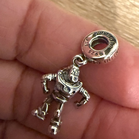 Pandora Silver Buzz Lightyear Charm - Picture 5 of 6